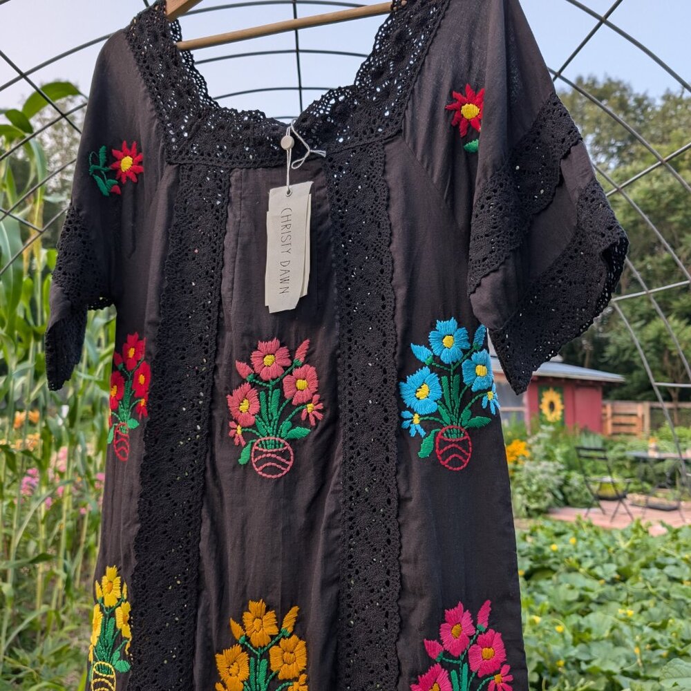 Christy Dawn Simone dress Noir xs/small - Picture 7 of 14